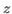 \(z\)